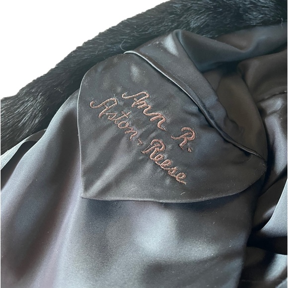 Authentic Christian Dior Genuine Black Ranch Mink Jacket Coat Women’s Large - Picture 9 of 13